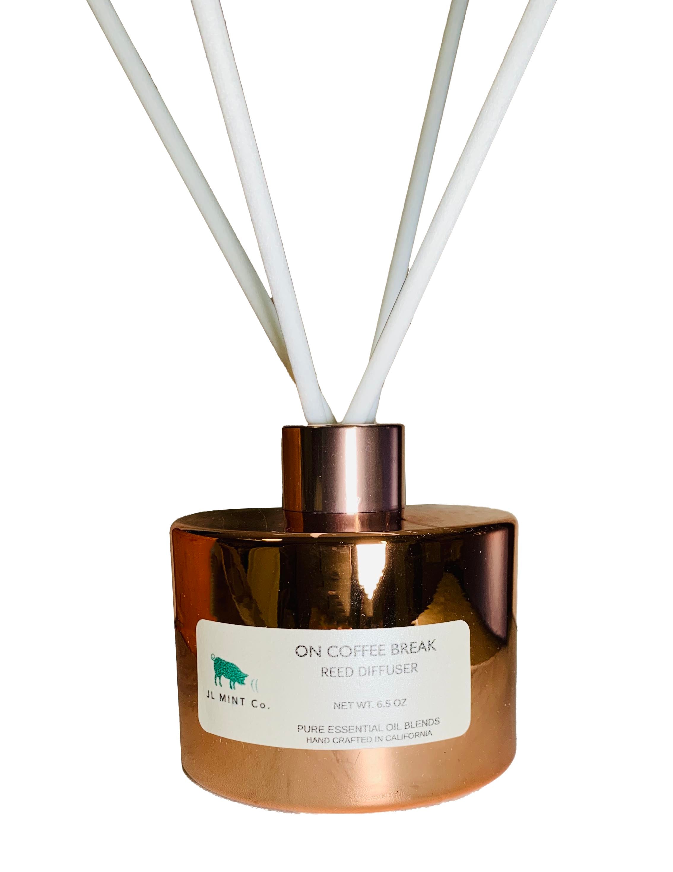On Coffee Break JL Mint Co. Reed Diffuser