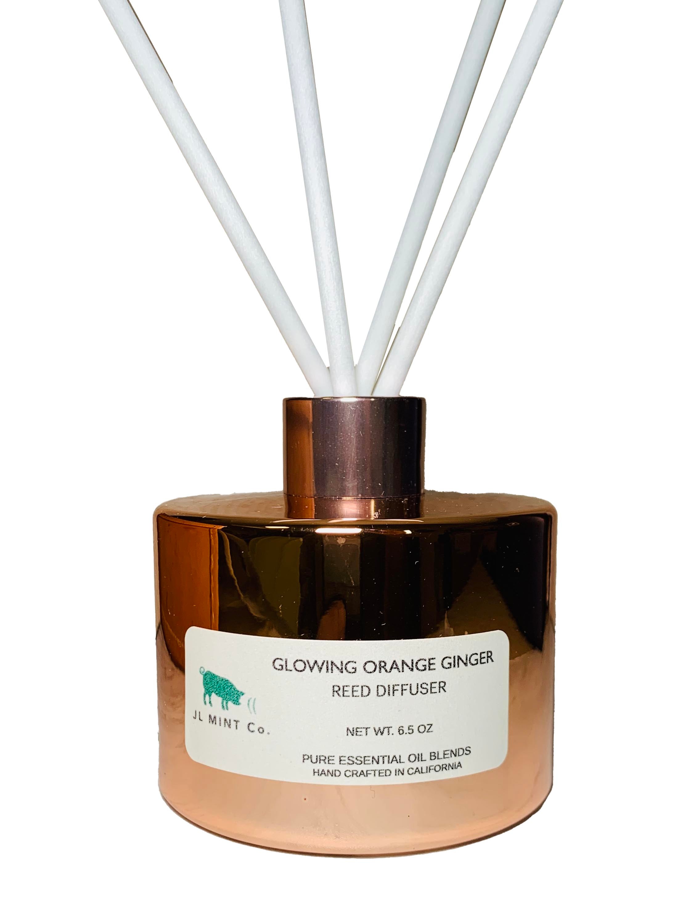 Glowing Orange Ginger JL Mint Co. Reed Diffuser
