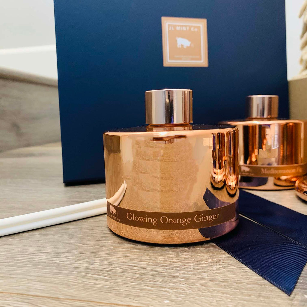 Glowing Orange Ginger JL Mint Co. Reed Diffuser