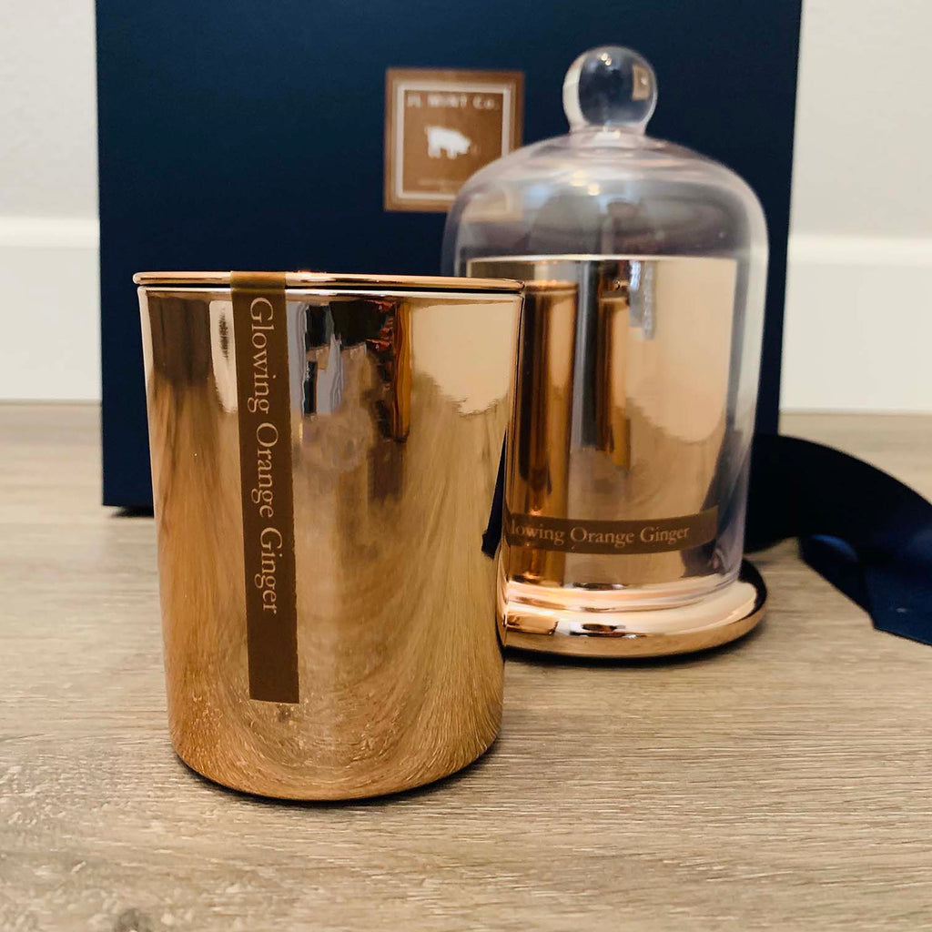 Glowing Orange Ginger JL Mint Co. Soy Wax Candle