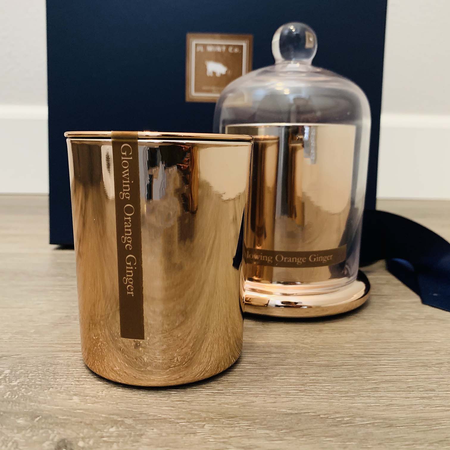 Glowing Orange Ginger JL Mint Co. Soy Wax Candle