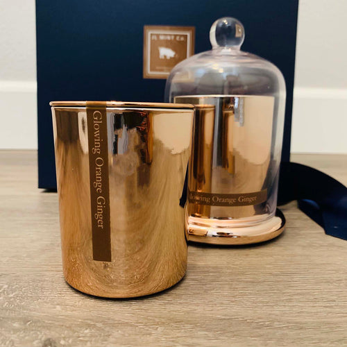 Glowing Orange Ginger JL Mint Co. Soy Wax Candle