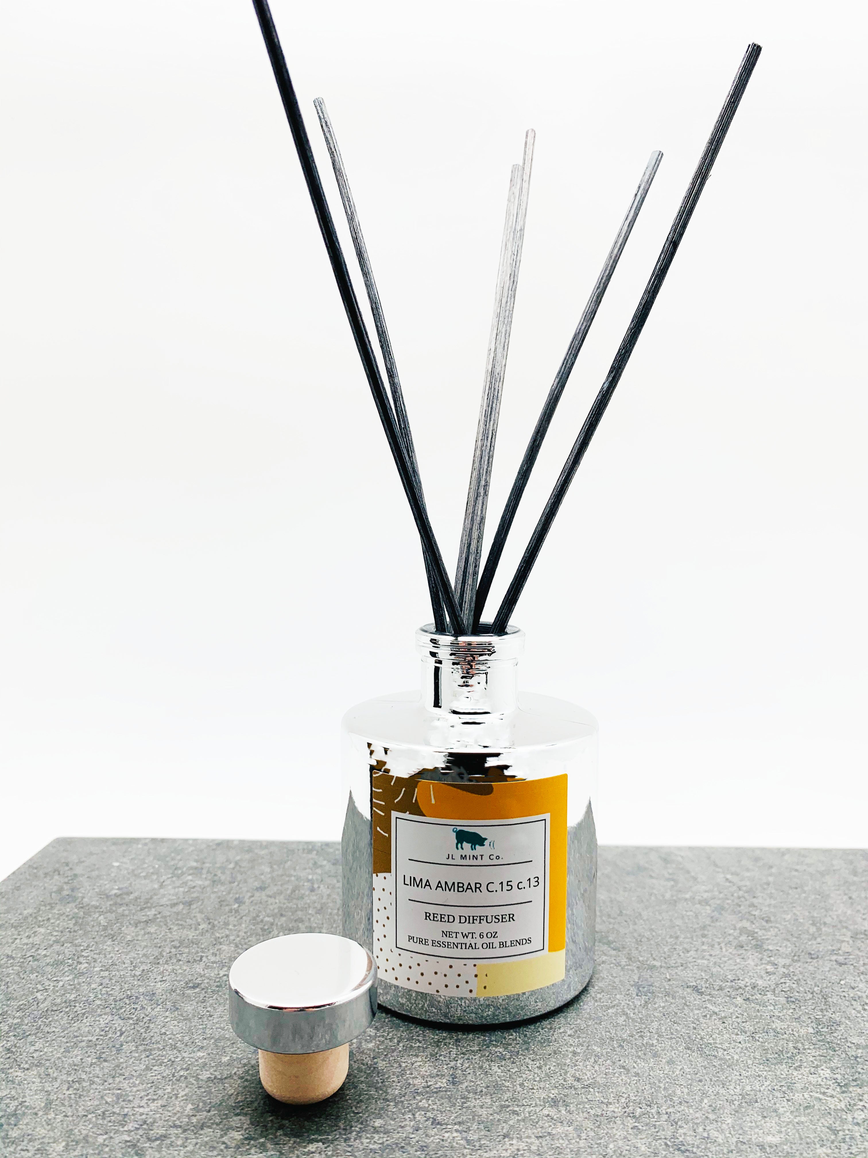 LIMA AMBAR C.15 c.13 JL Mint Co. Reed Diffuser