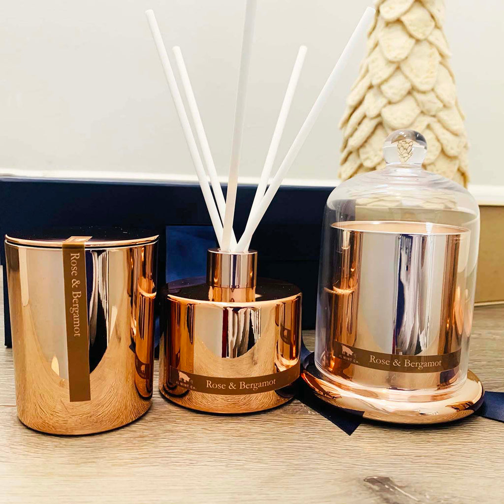 Rose & Bergamot JL Mint Co. Reed Diffuser