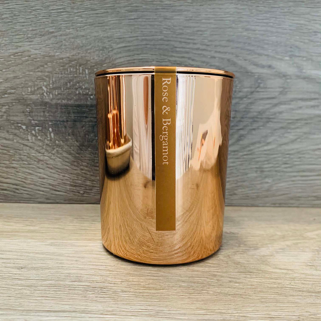 Rose & Bergamot JL Mint Co. Soy Wax Candle