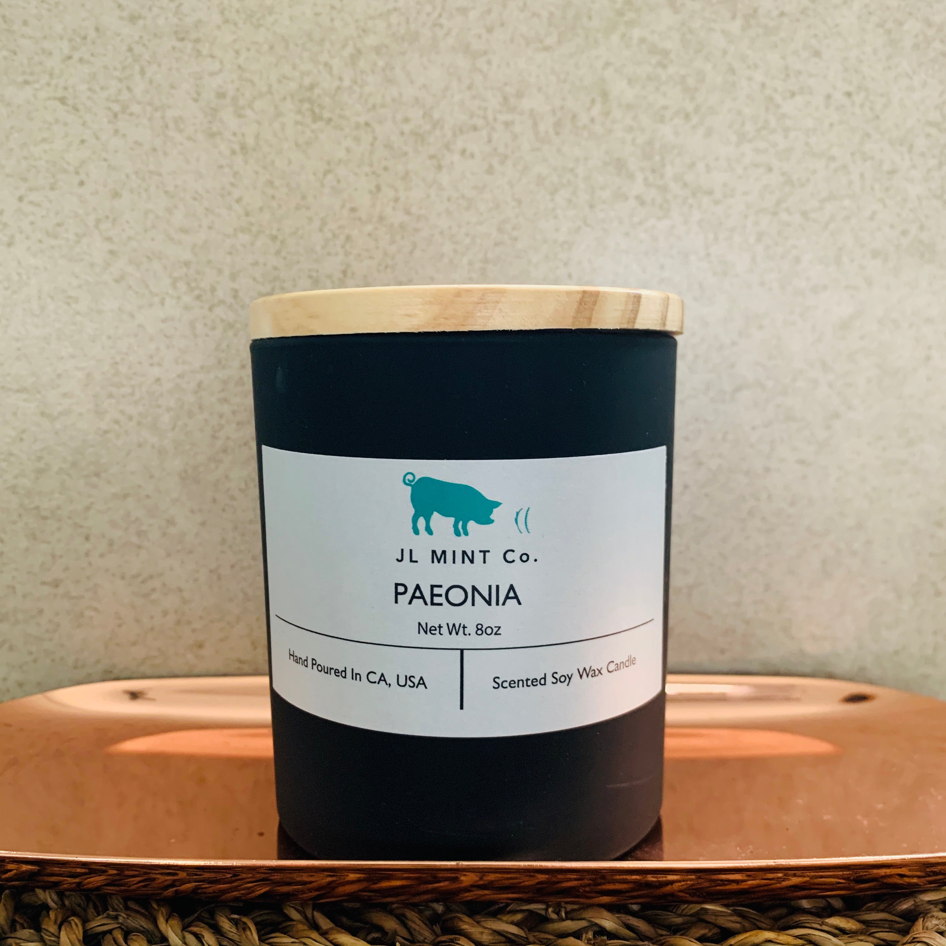 PAEONIA JL Mint Co. Soy Wax Candle