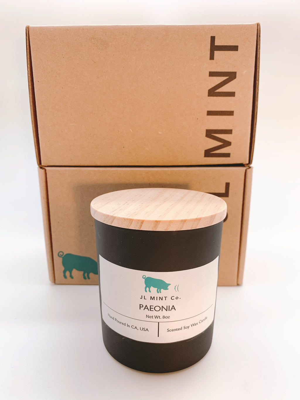 PAEONIA JL Mint Co. Soy Wax Candle